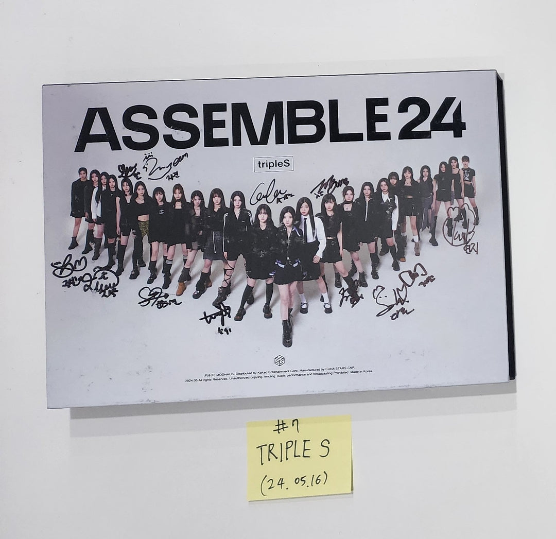tripleS "ASSEMBLE24" - Hand Autographed(Signed) Promo Album [24.5.16] - HALLYUSUPERSTORE