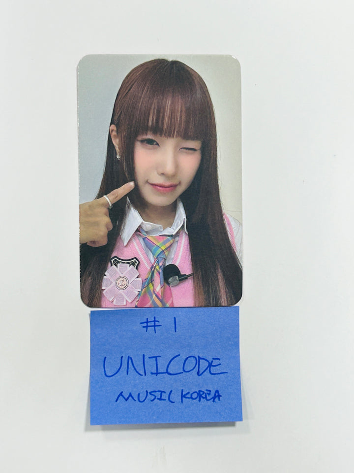 UNICODE "Hello World : Code J" - Music Korea Fansign Event Photocard [24.5.16] - HALLYUSUPERSTORE