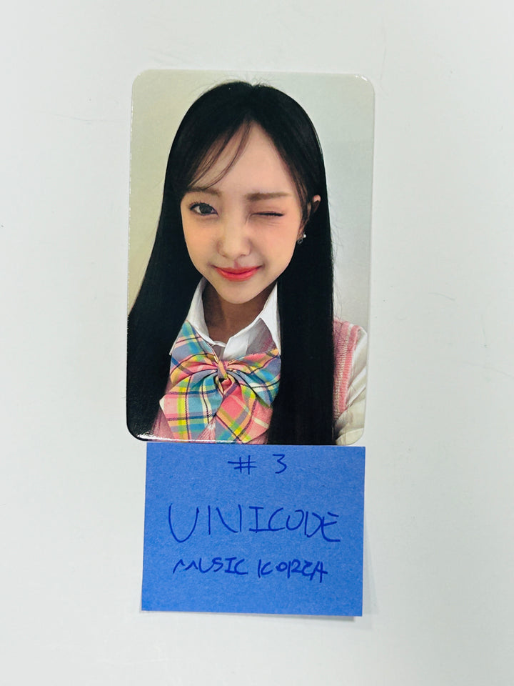 UNICODE "Hello World : Code J" - Music Korea Fansign Event Photocard [24.5.16] - HALLYUSUPERSTORE