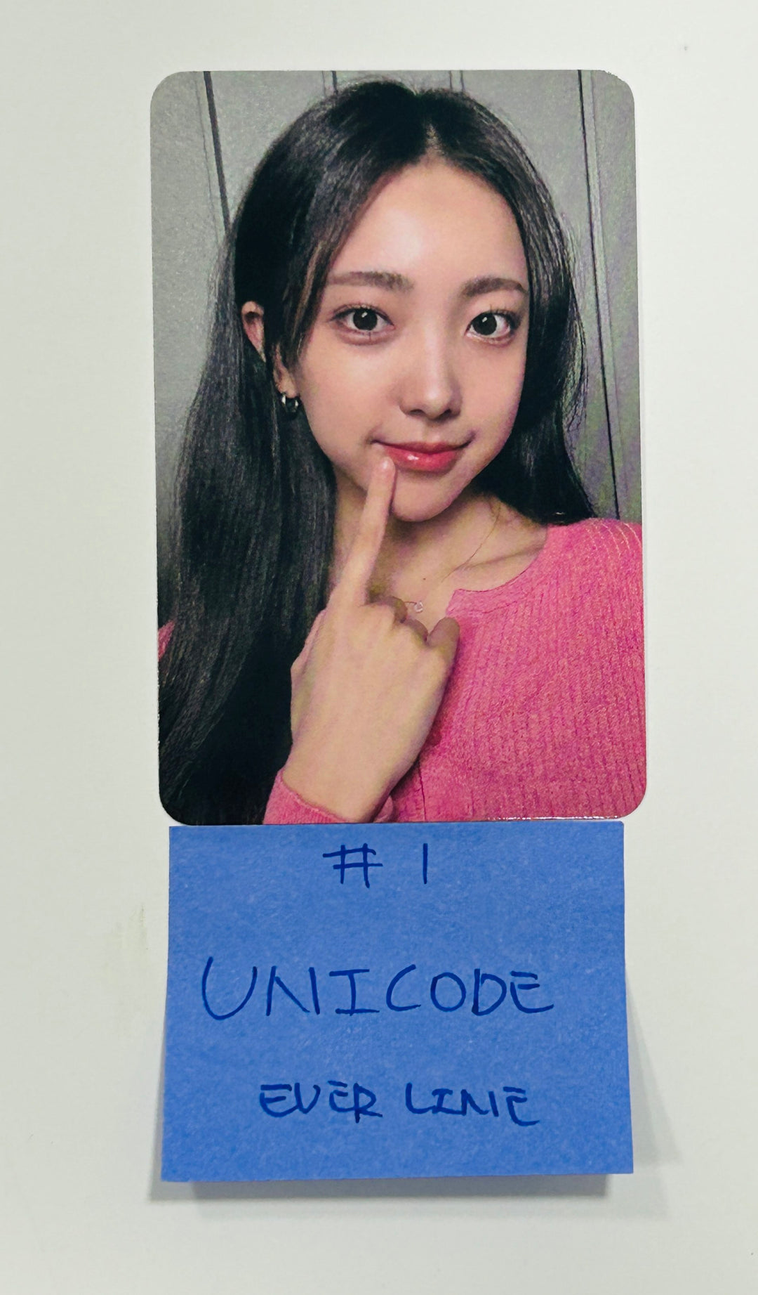 UNICODE "Hello World : Code J" - Everline Fansign Event Photocard [24.5.16] - HALLYUSUPERSTORE