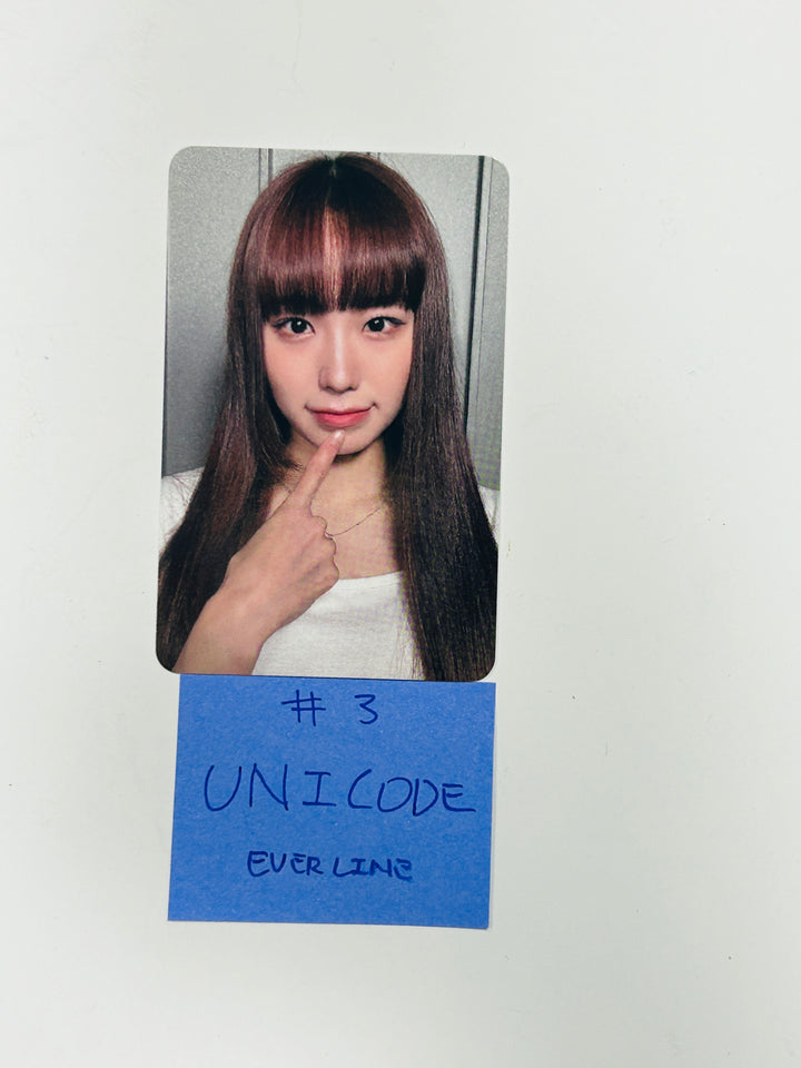 UNICODE "Hello World : Code J" - Everline Fansign Event Photocard [24.5.16] - HALLYUSUPERSTORE