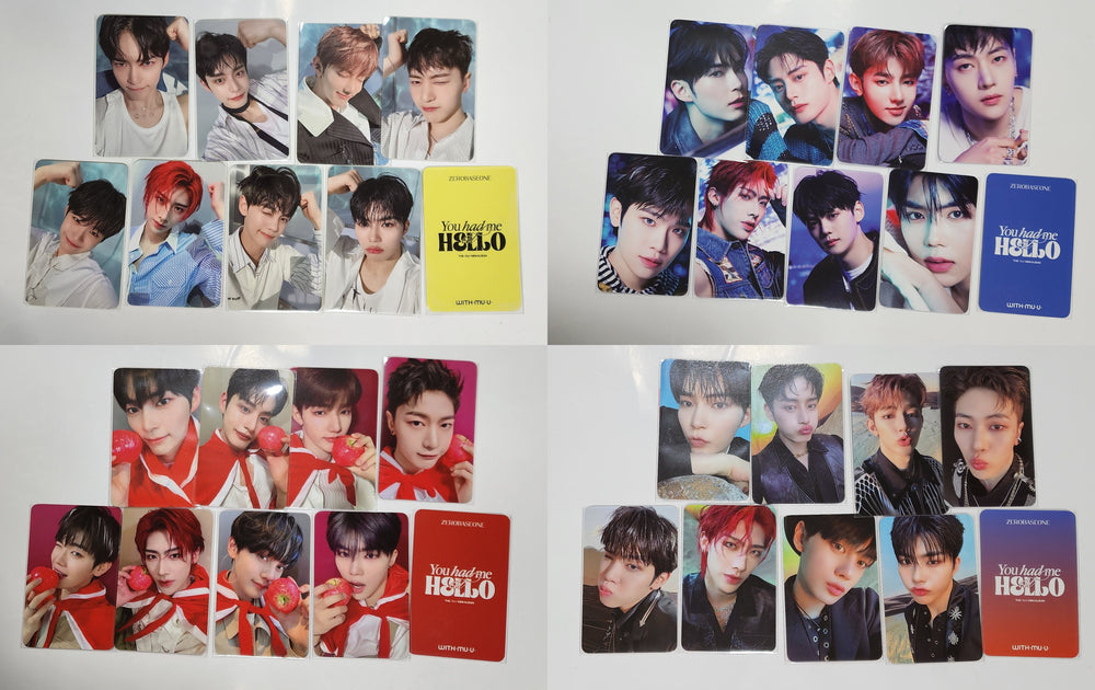 ZEROBASEONE(ZB1) "You had me at HELLO" - Withmuu Lucky Draw Event Photocard [Standard, Digipack, Standard & Digipack Set Ver.] [24.5.17] - HALLYUSUPERSTORE