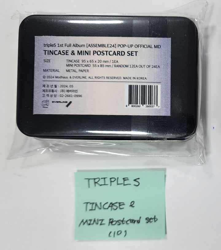 TripleS : ASSEMBLE24 : Everline Pop-Up Store Official MD [Tincase &amp; Mini Postcard] [24.5.17] - HALLYUSUPERSTORE
