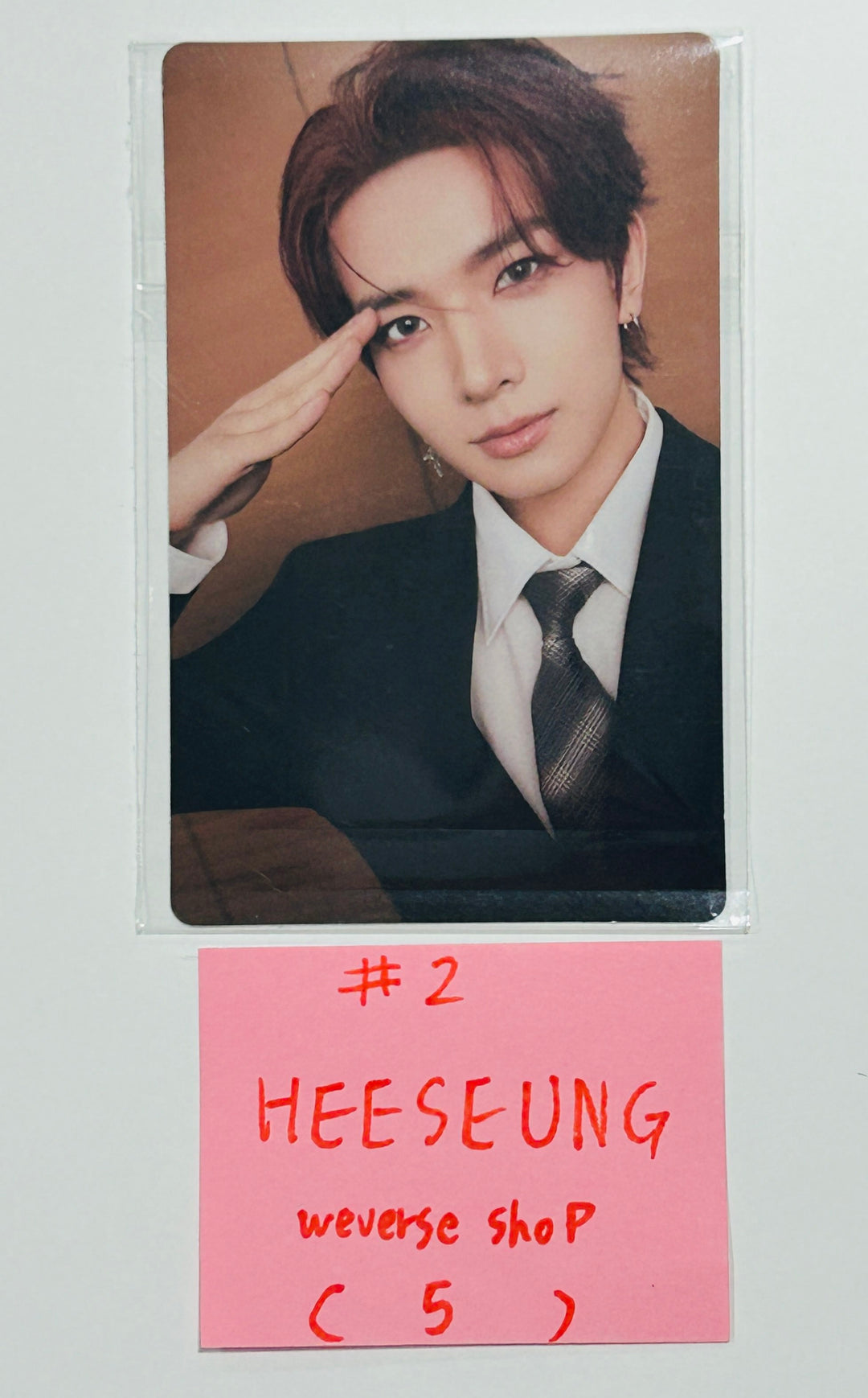 Enhypen  "MEMORABILIA" - Weverse Shop Pre-Order Benefit Photocard [Moon Ver.] [24.5.17] - HALLYUSUPERSTORE