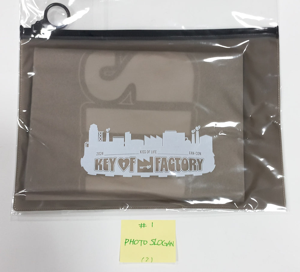 Kiss Of Life "KEY OF FACTORY" 2024 FAN-CON - Official MD [Photo Slogan, T-shirts, Acrylic Kit, Mini Poster Set, ID Card Set, Random Photocard] [24.5.20] - HALLYUSUPERSTORE