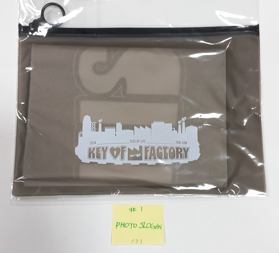 Kiss Of Life "KEY OF FACTORY" 2024 FAN-CON - Official MD [Photo Slogan, T-shirts, Acrylic Kit, Mini Poster Set, ID Card Set, Random Photocard] [24.5.20] - HALLYUSUPERSTORE