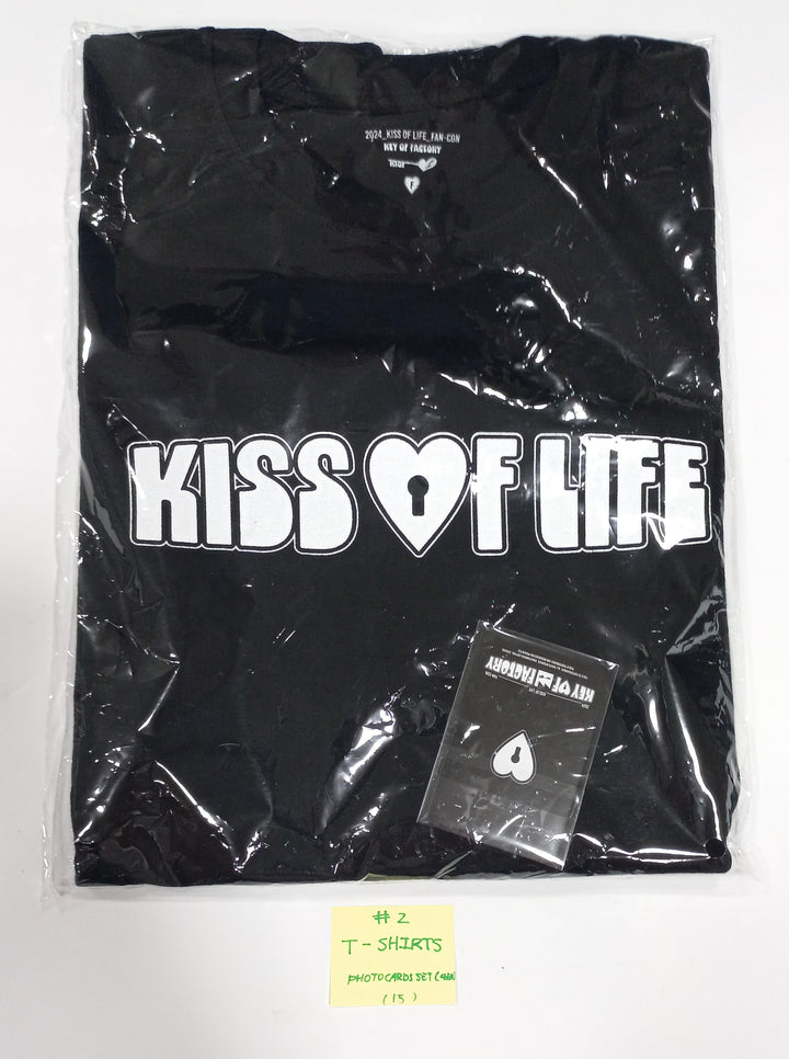 Kiss Of Life "KEY OF FACTORY" 2024 FAN-CON - Official MD [Photo Slogan, T-shirts, Acrylic Kit, Mini Poster Set, ID Card Set, Random Photocard] [24.5.20] - HALLYUSUPERSTORE