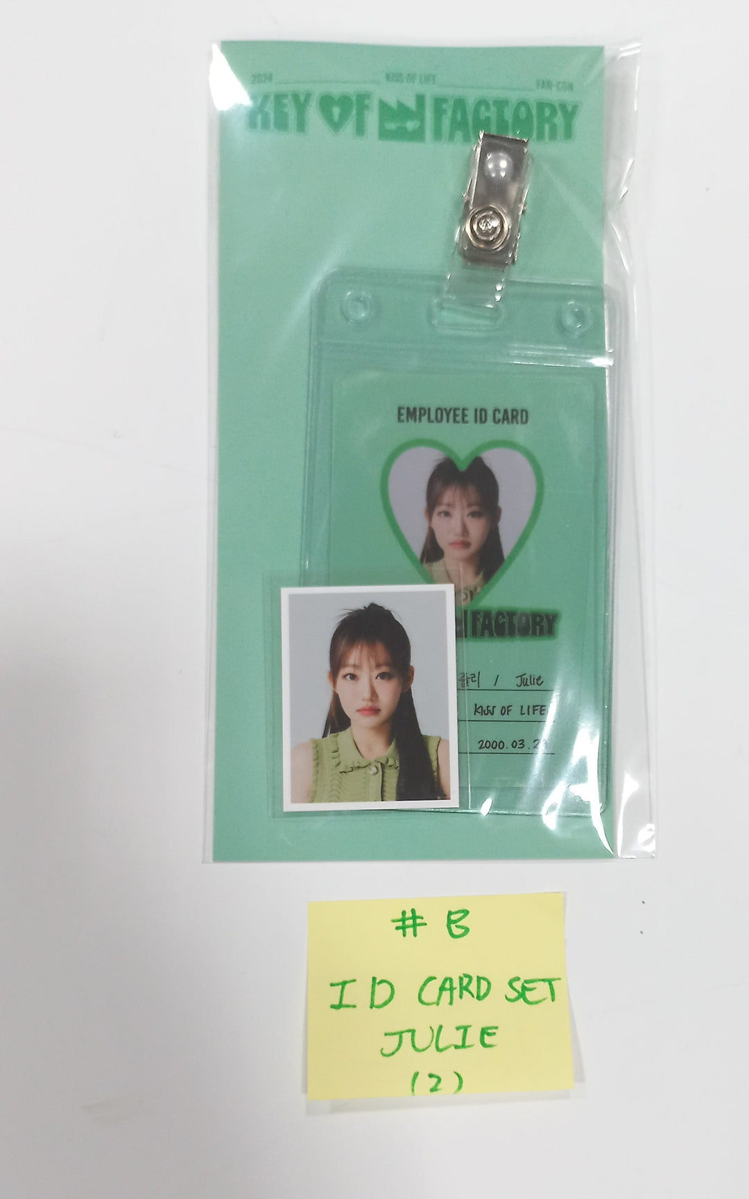 Kiss Of Life "KEY OF FACTORY" 2024 FAN-CON - Official MD [Photo Slogan, T-shirts, Acrylic Kit, Mini Poster Set, ID Card Set, Random Photocard] [24.5.20] - HALLYUSUPERSTORE