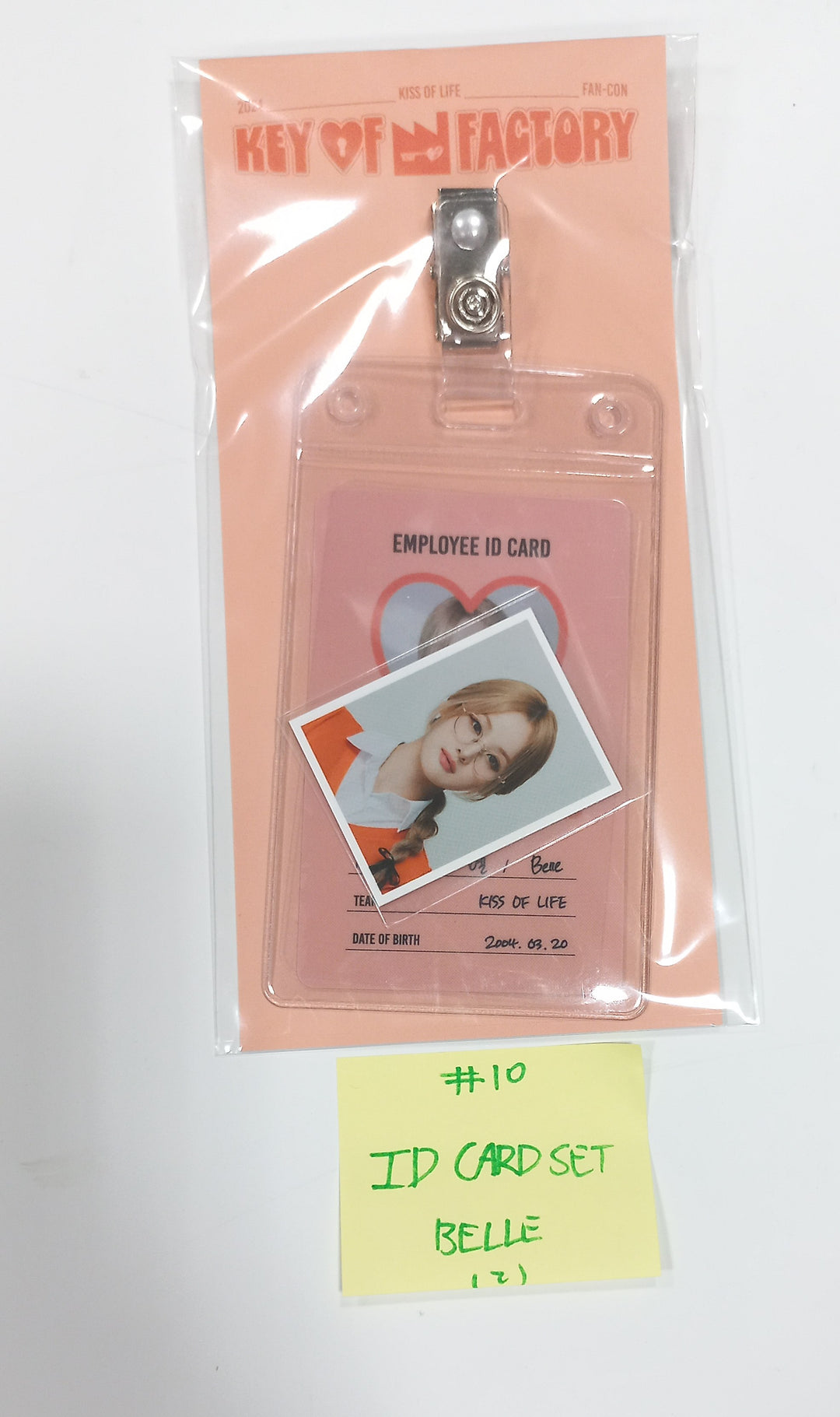 Kiss Of Life "KEY OF FACTORY" 2024 FAN-CON - Official MD [Photo Slogan, T-shirts, Acrylic Kit, Mini Poster Set, ID Card Set, Random Photocard] [24.5.20] - HALLYUSUPERSTORE