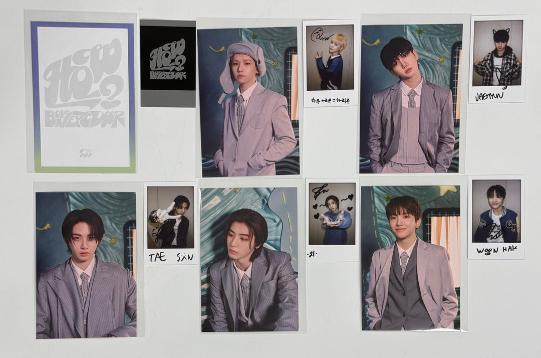 BOYNEXTDOOR "HOW?" - Soundwave Cafe Event Photo &amp; Polaroid Type Photocard [24.5.21] - HALLYUSUPERSTORE
