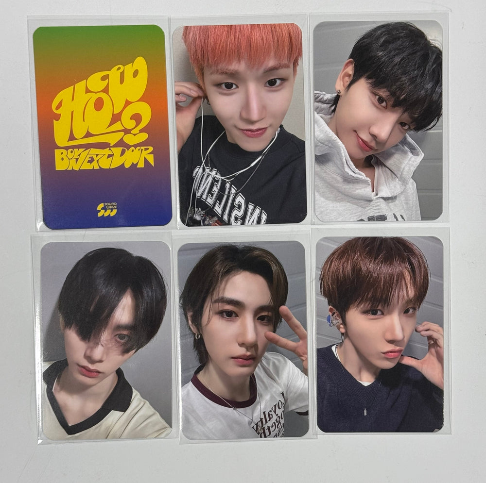 Boynextdoor  "HOW?" - Soundwave Lucky Draw Event Photocard Round 2 [24.5.21] - HALLYUSUPERSTORE