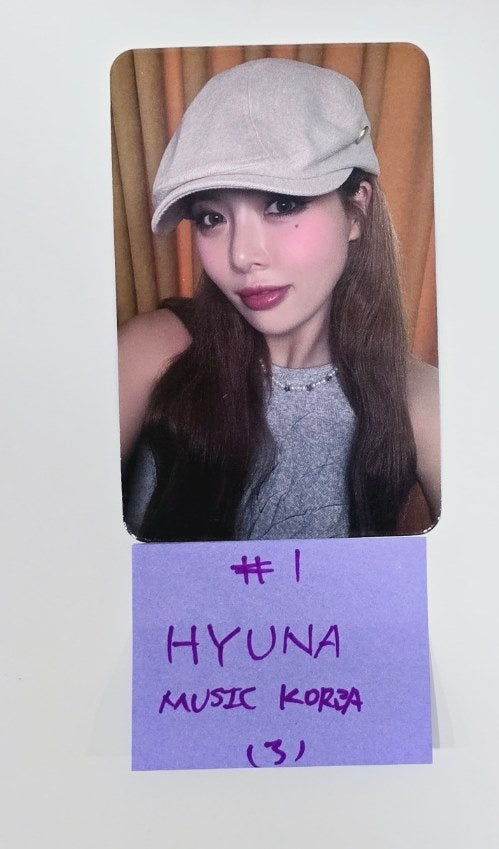 Hyuna "Attitude" - Music Korea Fansign Event Photocard [24.5.22] - HALLYUSUPERSTORE