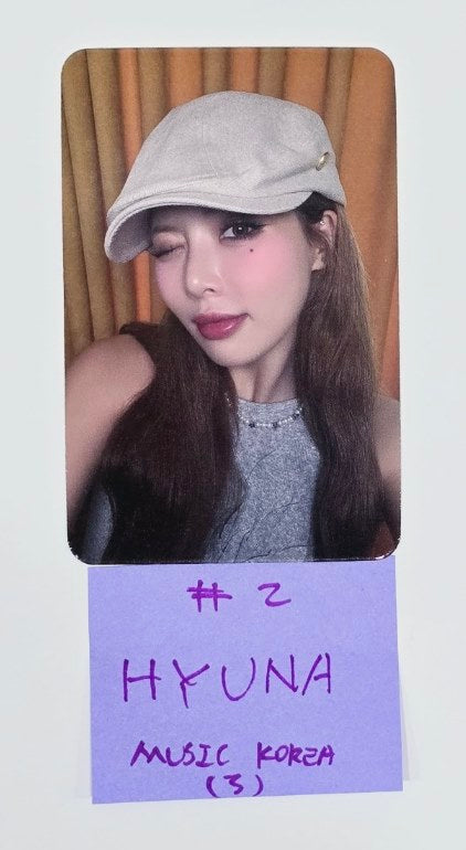 Hyuna "Attitude" - Music Korea Fansign Event Photocard [24.5.22] - HALLYUSUPERSTORE