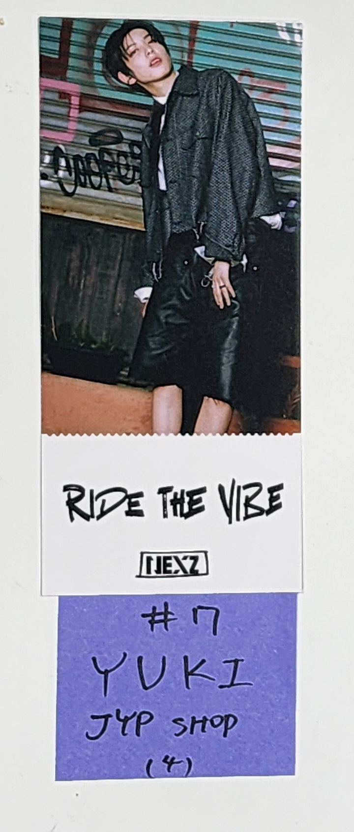 NEXZ "Ride the Vibe" - JYP Shop Pre-Order Benefit Photo Ticket [Platform_Nemo ver.] [24.5.22] - HALLYUSUPERSTORE