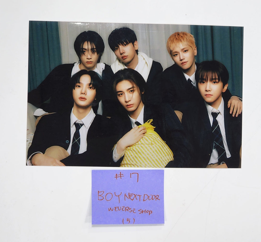 Boynextdoor  "HOW?" - Weverse Shop Come Back Live Pre-Order Benefit Photocard, 4x6 Photo [Sticker ver.] [24.5.22] - HALLYUSUPERSTORE