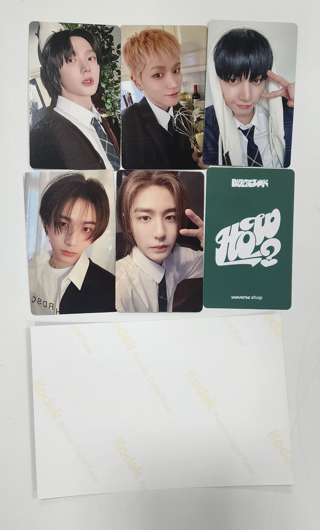 Boynextdoor  "HOW?" - Weverse Shop Come Back Live Pre-Order Benefit Photocard, 4x6 Photo [Sticker ver.] [24.5.22] - HALLYUSUPERSTORE