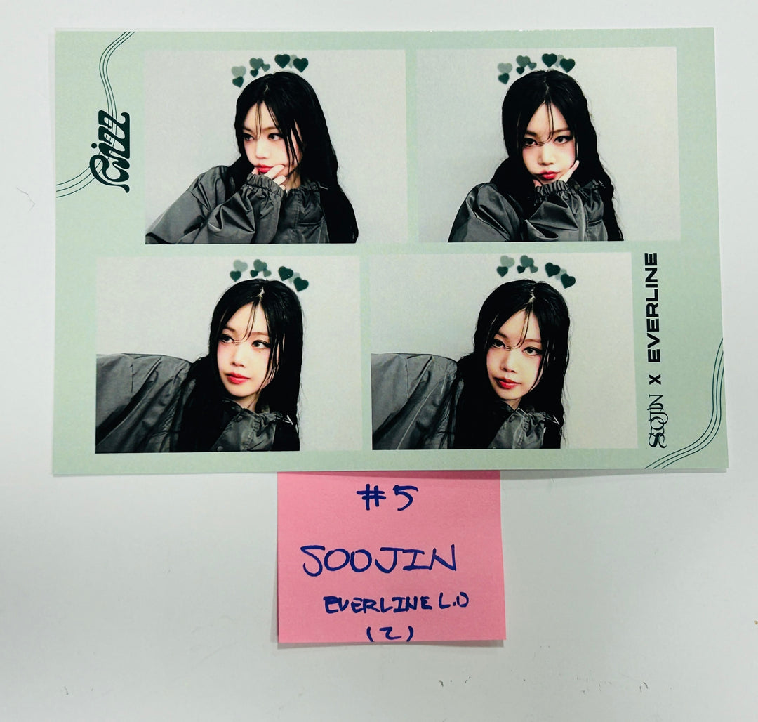Soojin - Everline Lucky Draw Event Photocard, 4 Cut Photo [24.5.23] - HALLYUSUPERSTORE