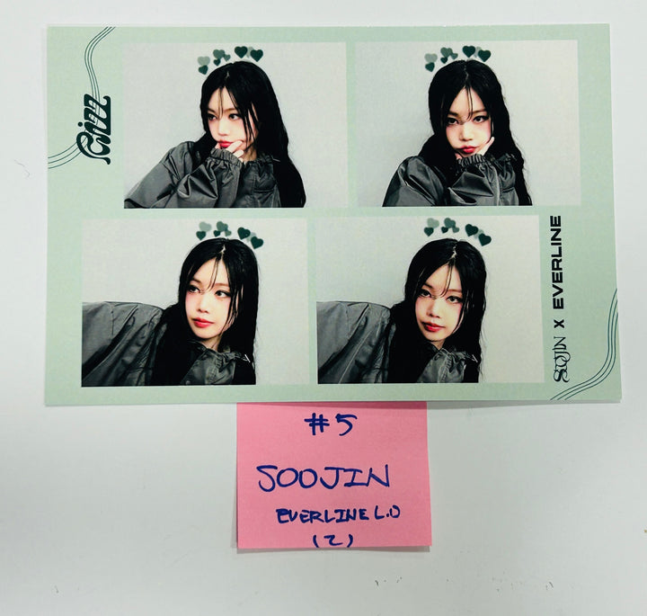 Soojin - Everline Lucky Draw Event Photocard, 4 Cut Photo [24.5.23] - HALLYUSUPERSTORE