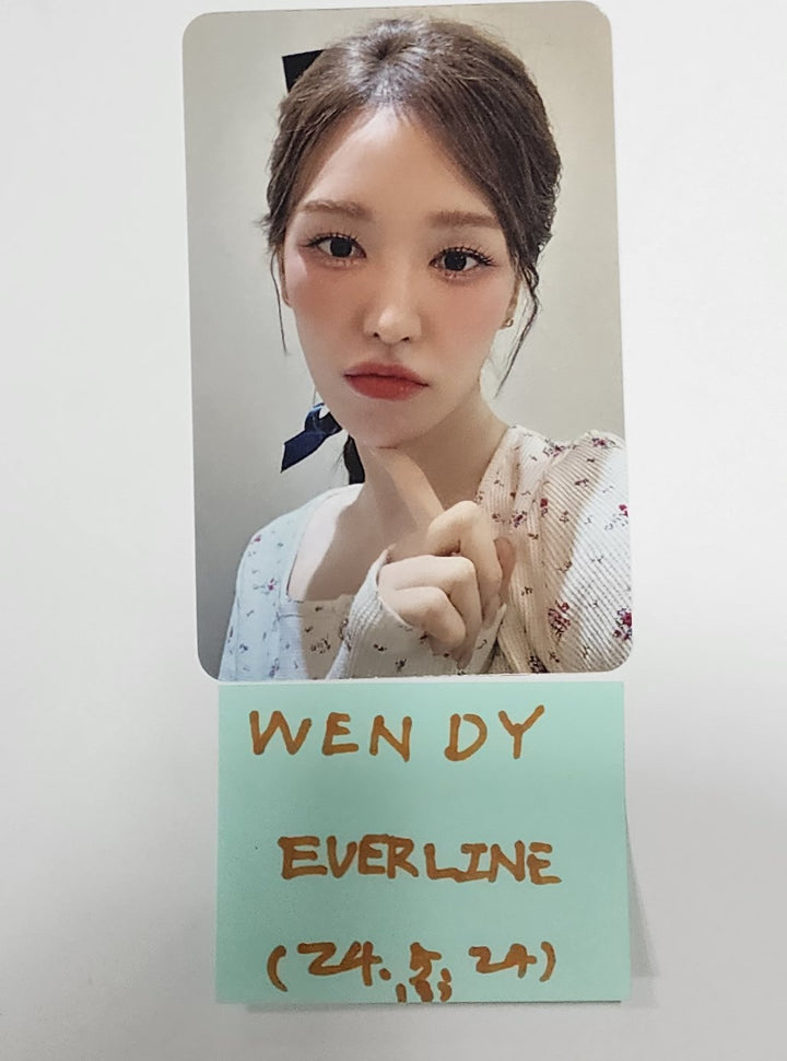 Wendy (Of Red Velvet) "Wish You Hell" - Everline Fansign Event Photocard [Package Ver.] [24.5.24] - HALLYUSUPERSTORE