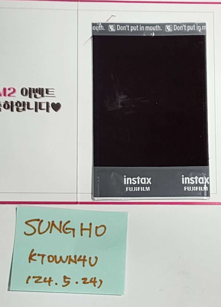 SUNGHO (Of Boynextdoor)  "HOW?" - Hand Autographed(Signed) Polaroid [24.5.24] - HALLYUSUPERSTORE