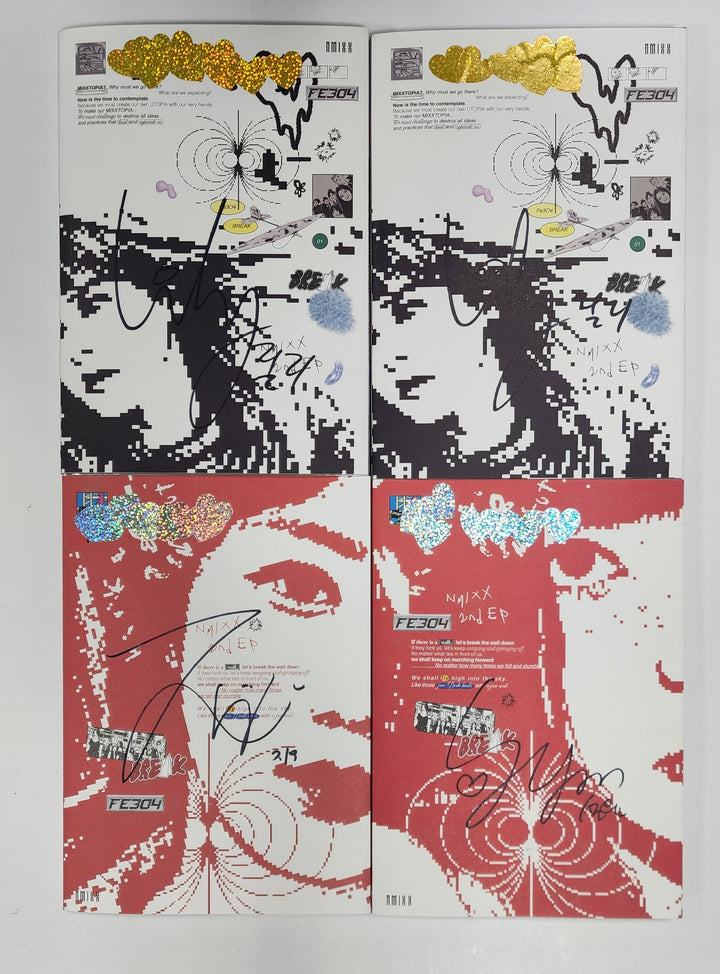 NMIXX "Fe3O4: BREAK" - Hand Autographed(Signed) Album [24.5.24] - HALLYUSUPERSTORE