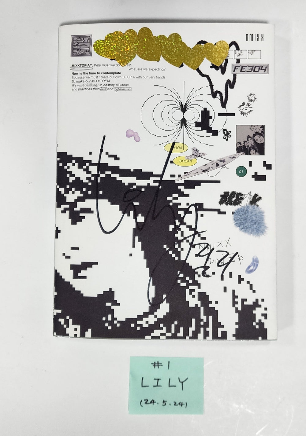 NMIXX "Fe3O4: BREAK" - Hand Autographed(Signed) Album [24.5.24] - HALLYUSUPERSTORE