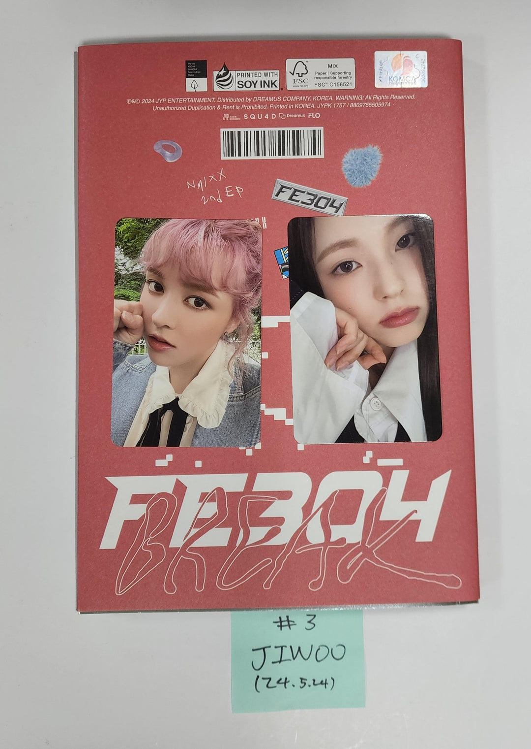 NMIXX "Fe3O4: BREAK" - Hand Autographed(Signed) Album [24.5.24] - HALLYUSUPERSTORE