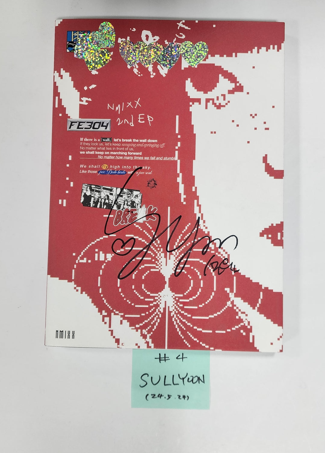 NMIXX "Fe3O4: BREAK" - Hand Autographed(Signed) Album [24.5.24] - HALLYUSUPERSTORE