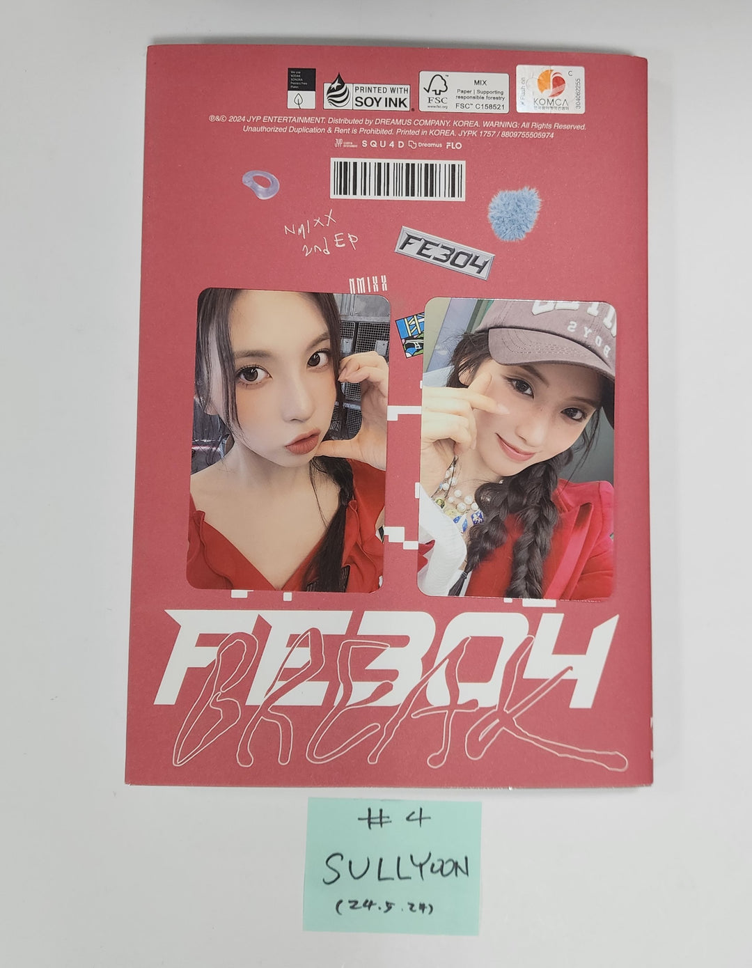 NMIXX "Fe3O4: BREAK" - Hand Autographed(Signed) Album [24.5.24] - HALLYUSUPERSTORE