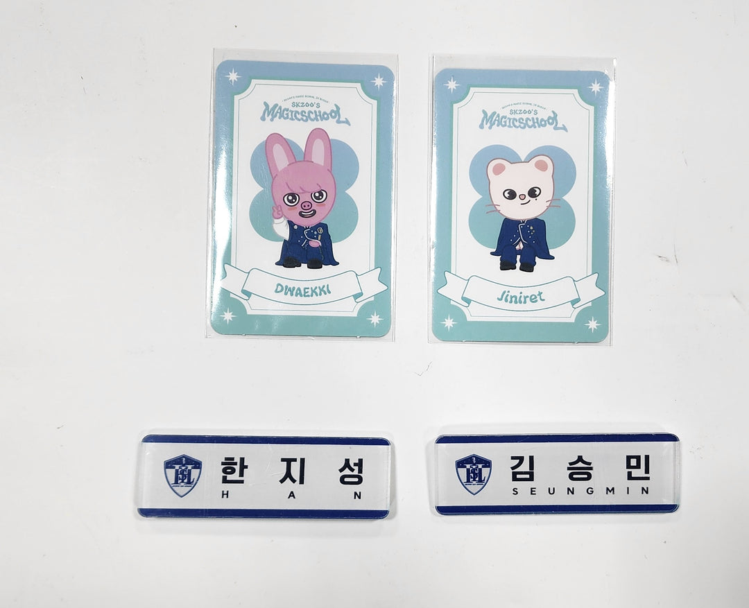 Stray Kids "MagicSchool" IN BUSAN - Special Gift Event Charm Photocard, Name Plate [24.5.27] - HALLYUSUPERSTORE