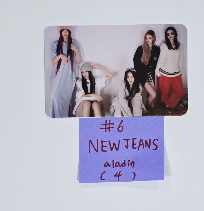 New Jeans "How Sweet" - Aladin Pre-Order Benefit Hologram Photocard [24.5.27] - HALLYUSUPERSTORE