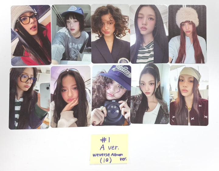 New Jeans "How Sweet" - Official Photocards set (10EA) [Weverse Album Ver.] [24.5.28] - HALLYUSUPERSTORE