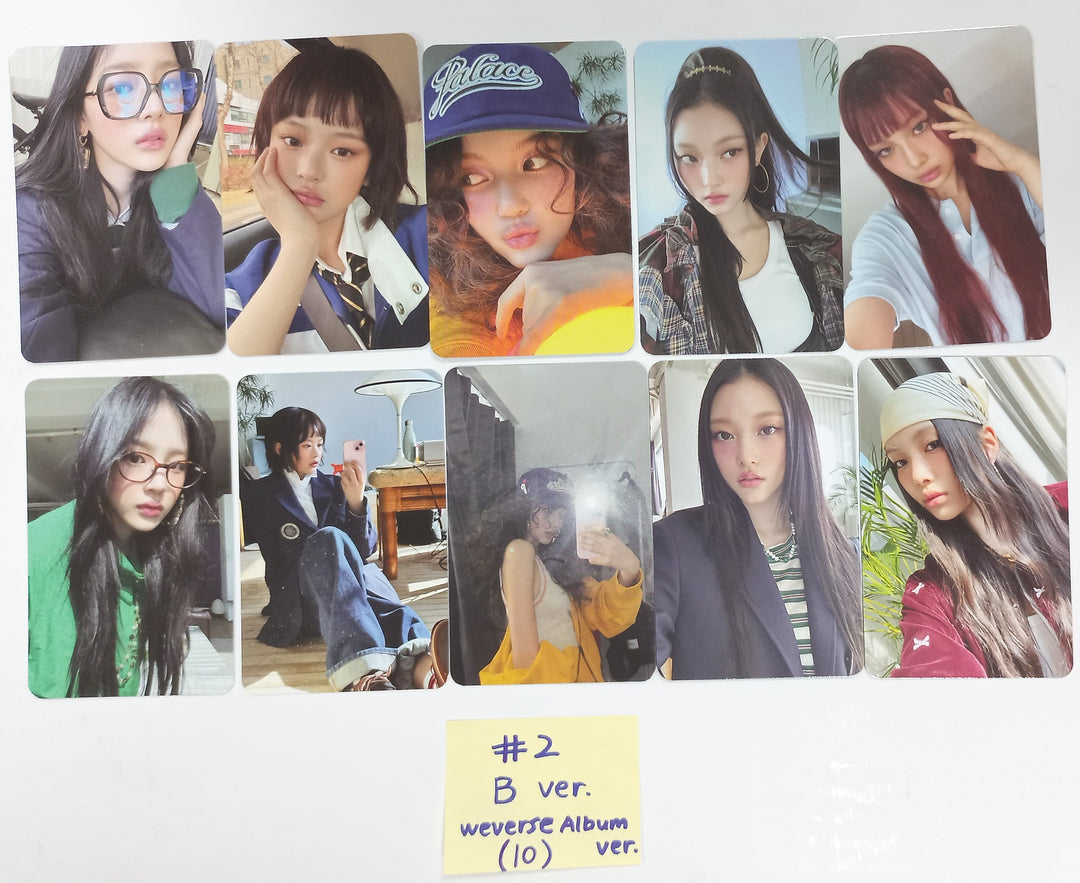 New Jeans "How Sweet" - Official Photocards set (10EA) [Weverse Album Ver.] [24.5.28] - HALLYUSUPERSTORE