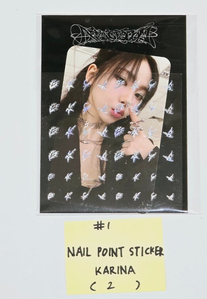 Aespa "Armageddon : The Mystery Circle" - Official MD [A4 PHOTO, Postcard + Hologram photocatd set, Acrylic Keyring, 4x6 Photo Set, Necklace Set, Hair Cla Clip Set, Pouch Set, Postcard Set, Mini Backpack set] [24.5.28] - HALLYUSUPERSTORE