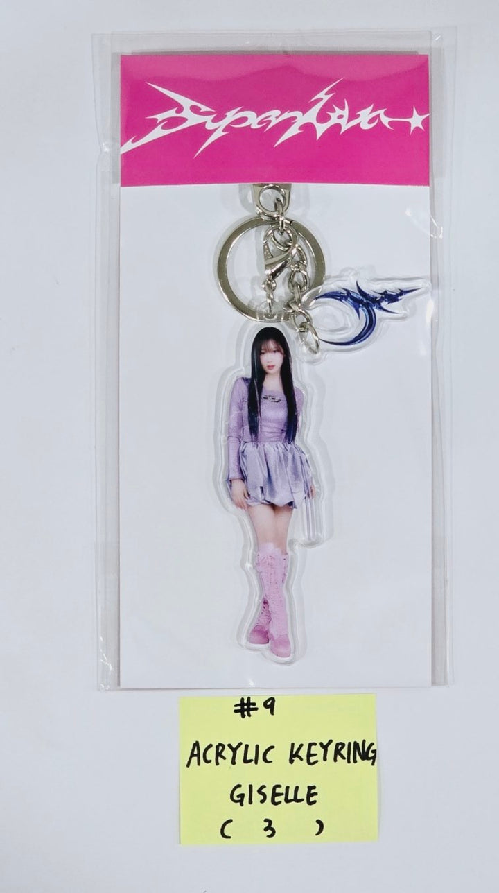 Aespa "Armageddon : The Mystery Circle" - Official MD [A4 PHOTO, Postcard + Hologram photocatd set, Acrylic Keyring, 4x6 Photo Set, Necklace Set, Hair Cla Clip Set, Pouch Set, Postcard Set, Mini Backpack set] [24.5.28] - HALLYUSUPERSTORE