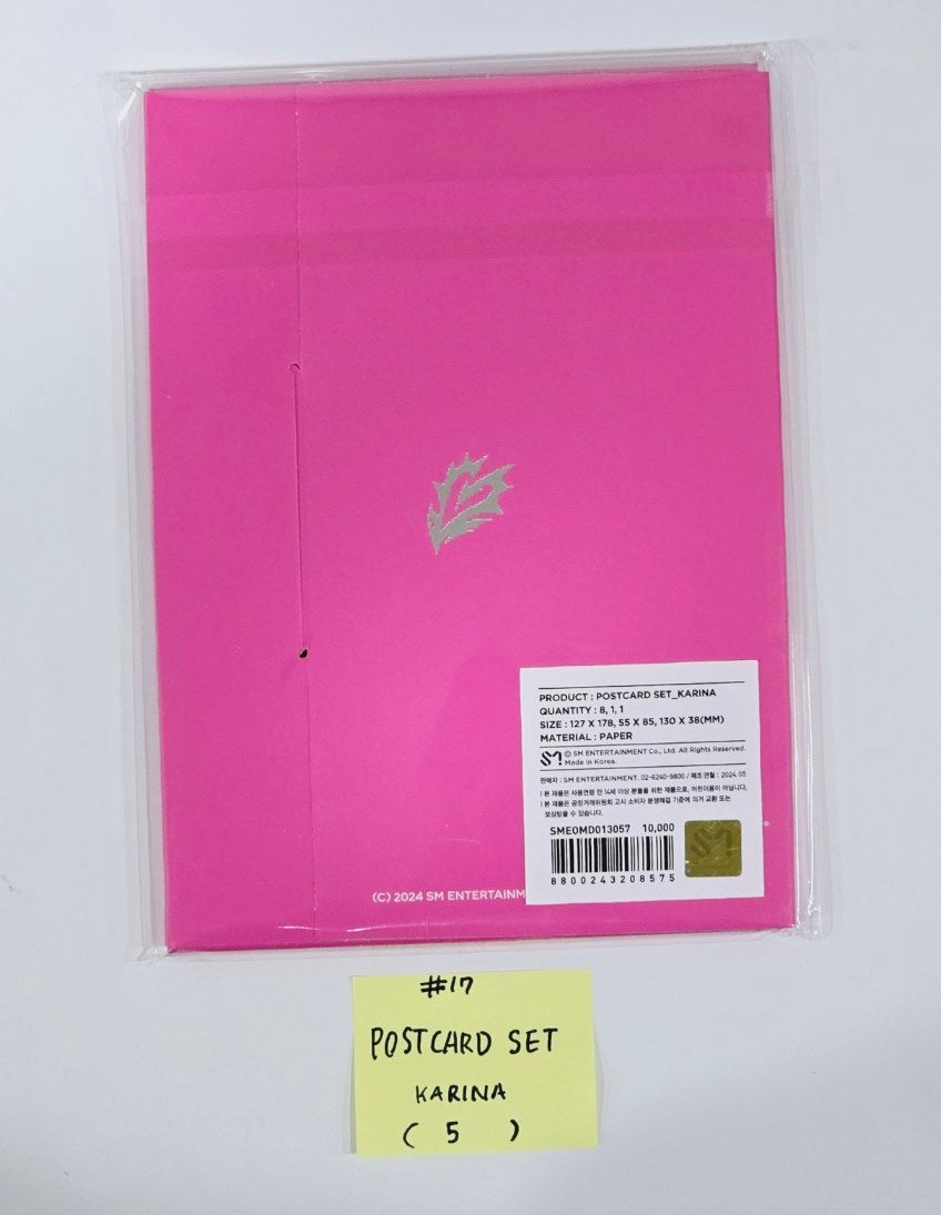 Aespa "Armageddon : The Mystery Circle" - Official MD [A4 PHOTO, Postcard + Hologram photocatd set, Acrylic Keyring, 4x6 Photo Set, Necklace Set, Hair Cla Clip Set, Pouch Set, Postcard Set, Mini Backpack set] [24.5.28] - HALLYUSUPERSTORE