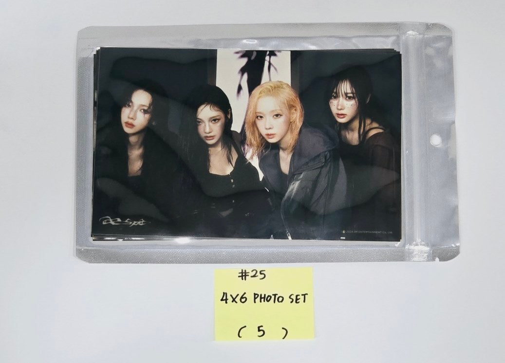 Aespa "Armageddon : The Mystery Circle" - Official MD [A4 PHOTO, Postcard + Hologram photocatd set, Acrylic Keyring, 4x6 Photo Set, Necklace Set, Hair Cla Clip Set, Pouch Set, Postcard Set, Mini Backpack set] [24.5.28] - HALLYUSUPERSTORE