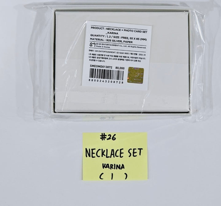 Aespa "Armageddon : The Mystery Circle" - Official MD [A4 PHOTO, Postcard + Hologram photocatd set, Acrylic Keyring, 4x6 Photo Set, Necklace Set, Hair Cla Clip Set, Pouch Set, Postcard Set, Mini Backpack set] [24.5.28] - HALLYUSUPERSTORE