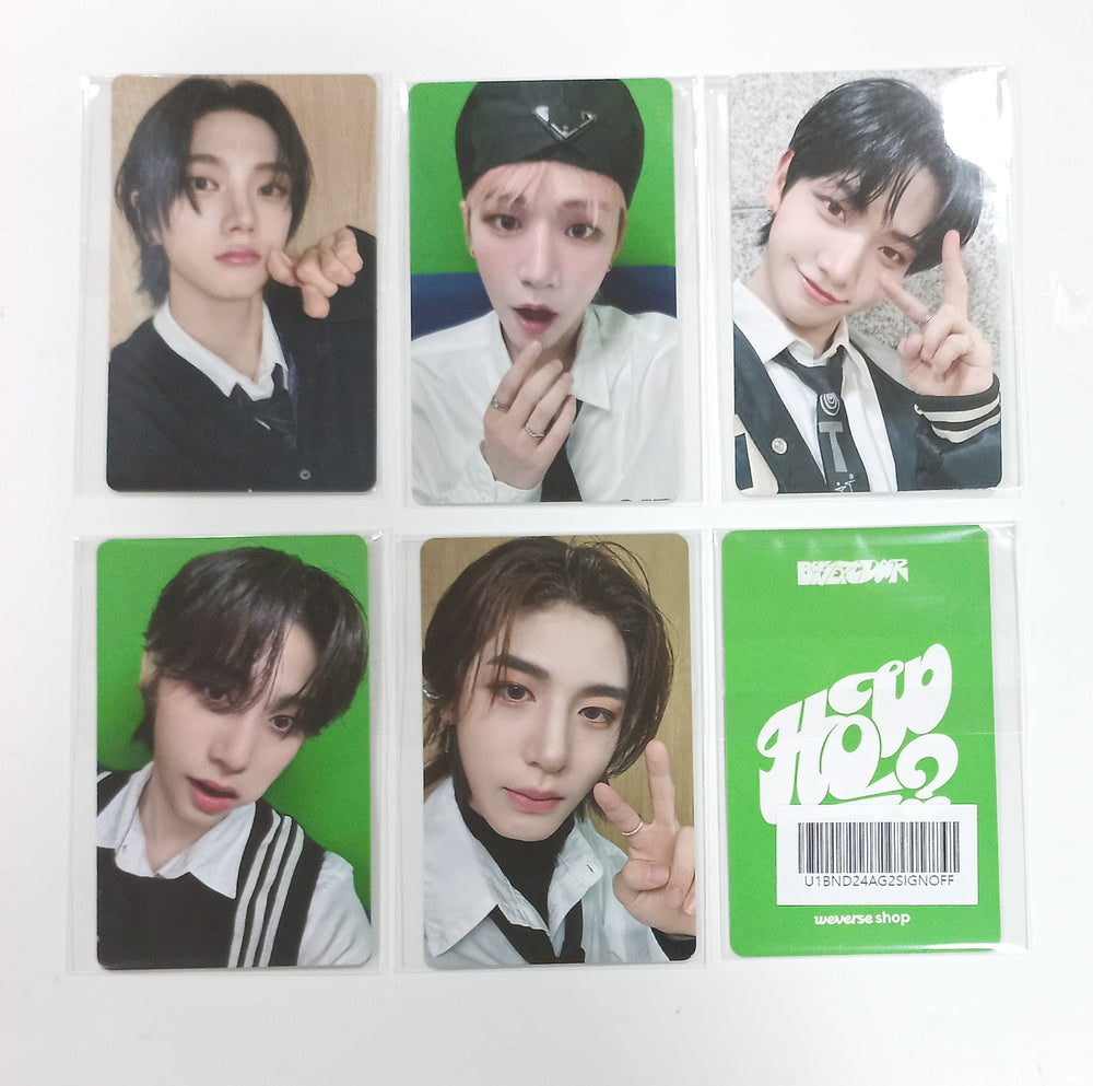 Boynextdoor  "HOW?" - Weverse Shop Fansign Event Photocard [24.5.28] - HALLYUSUPERSTORE