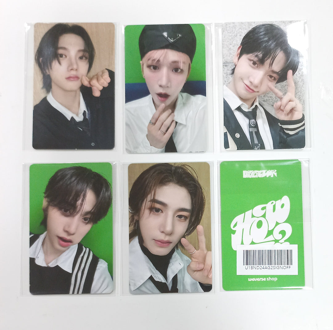 Boynextdoor  "HOW?" - Weverse Shop Fansign Event Photocard [24.5.28] - HALLYUSUPERSTORE