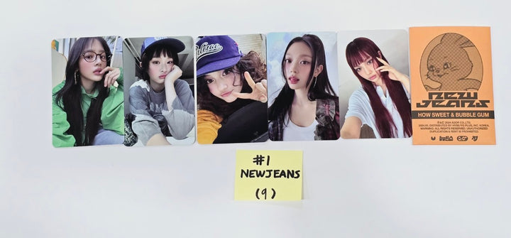New Jeans "How Sweet" - Official Photocards Set (5EA) [24.5.28] - HALLYUSUPERSTORE