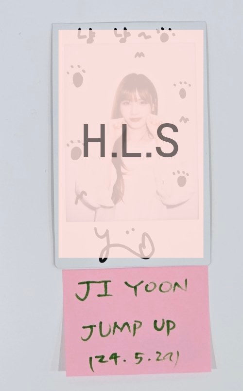 JIYOON (Of ICHILLIN) "Feelin' Hot" - Hand Autographed(Signed) Polaroid [24.5.29] - HALLYUSUPERSTORE