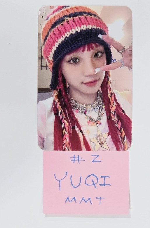 YUQI "YUQ1" - MMT Fansign Event Photocard [24.5.29] - HALLYUSUPERSTORE