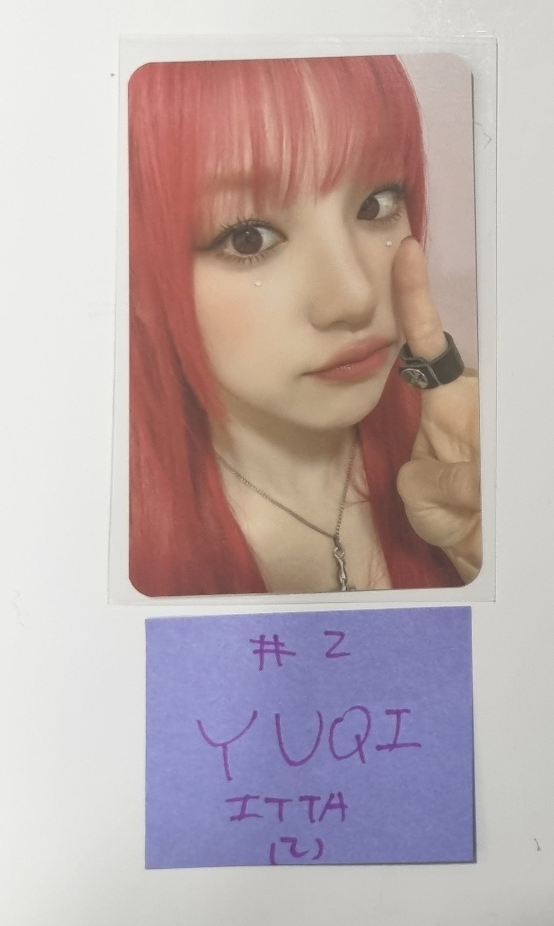 YUQI "YUQ1" - ITTA Fansign Event Photocard [24.5.30] - HALLYUSUPERSTORE