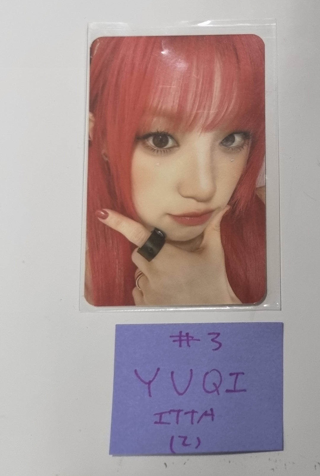 YUQI "YUQ1" - ITTA Fansign Event Photocard [24.5.30] - HALLYUSUPERSTORE