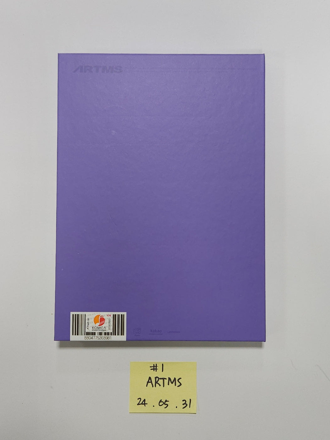ARTMS, Yves - Hand Autographed(Signed) Promo Album [24.5.31] - HALLYUSUPERSTORE