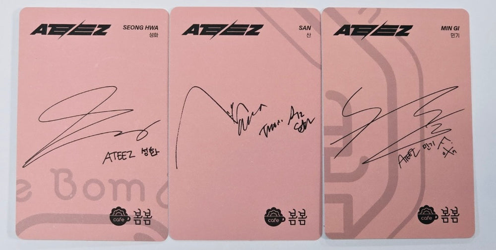 Ateez - Cafe BomBom Dessert Event Photocard [24.06.03] - HALLYUSUPERSTORE