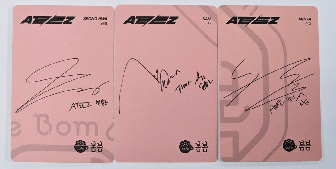 Ateez - Cafe BomBom Dessert Event Photocard [24.06.03] - HALLYUSUPERSTORE
