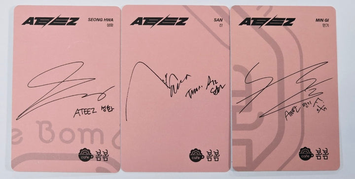 Ateez - Cafe BomBom Dessert Event Photocard [24.06.03] - HALLYUSUPERSTORE