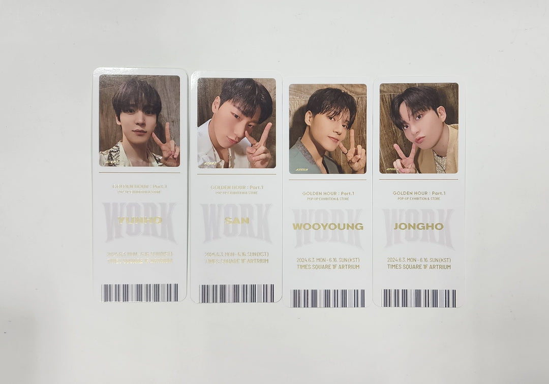 Ateez - [GOLDEN HOUR : Part.1] Pop-Up Exhibition & Store Event Special Ticket [24.06.03] - HALLYUSUPERSTORE